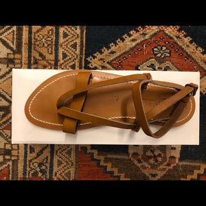 K Jacques Aubergine Sandals